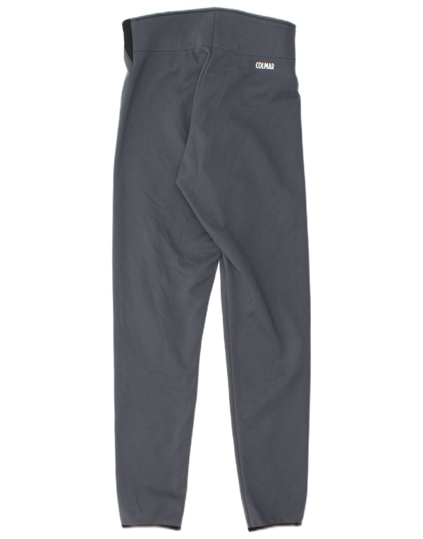 Colmar Pantalones casuales ajustados para mujer IT 40 Small W26 L28 Poliéster azul