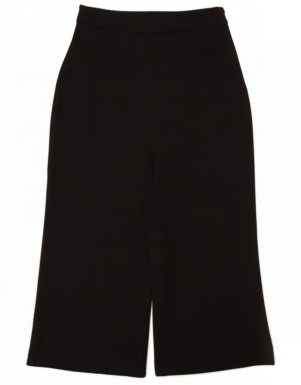 Phase Eight Pantalones cortos de pierna ancha para mujer UK 10 Small W28 L23 Negro