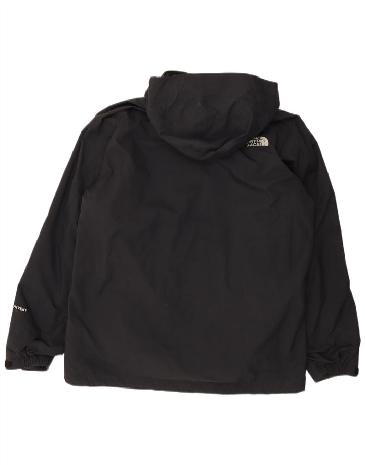 The North Face Chaqueta impermeable con capucha para hombre UK 40 Large Nylon negro