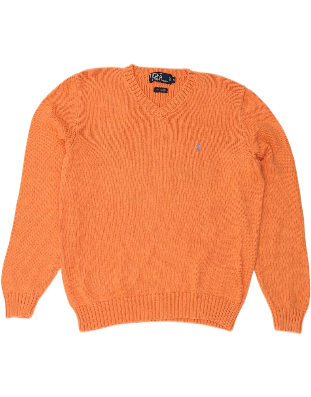 POLO RALPH LAUREN Jersey con cuello en V para hombre Naranja medio
