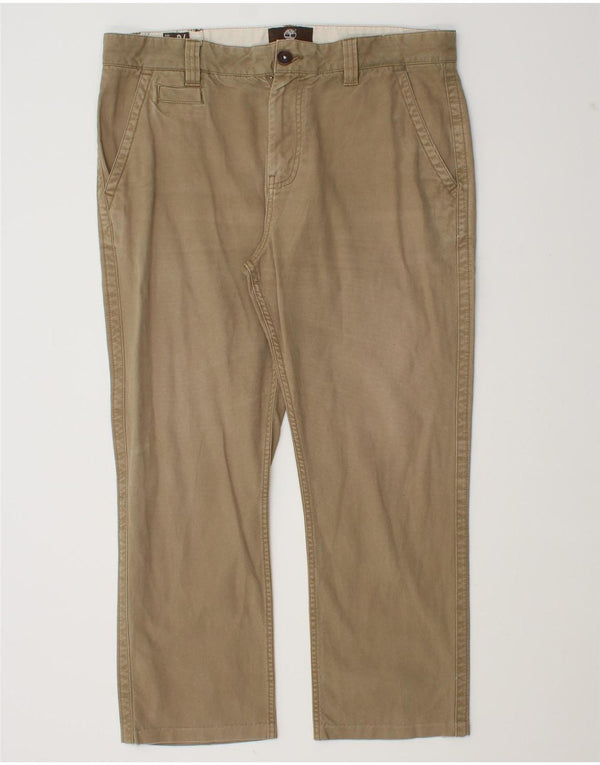 Timberland Pantalón chino recto Earthkeepers para hombre W34 L26 Caqui