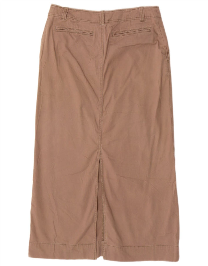 EDDIE BAUER Falda recta para mujer US 8 Mediana W30 Algodón gris