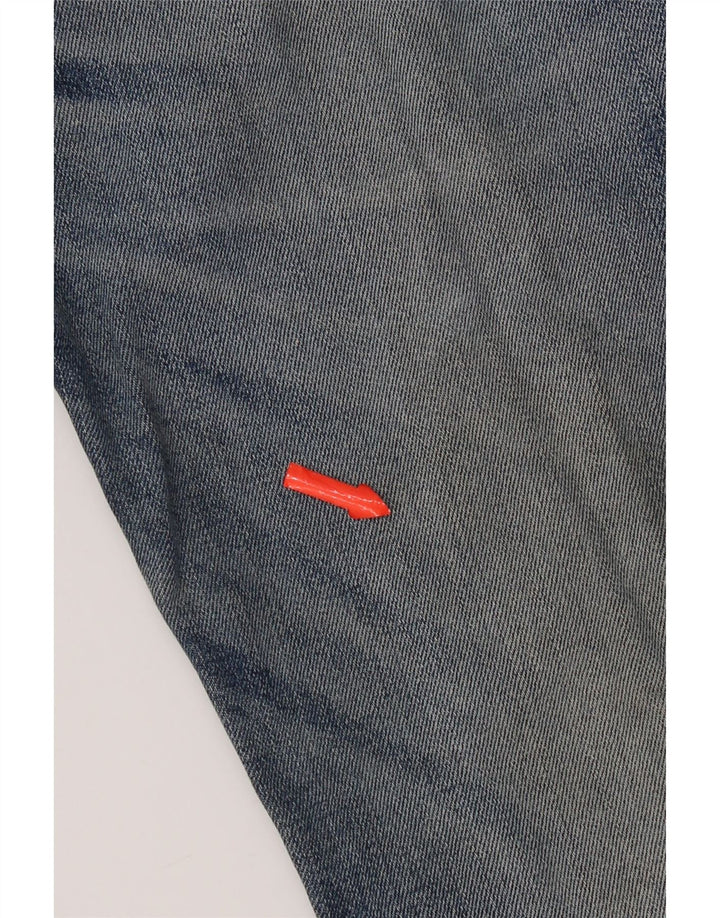 Vaqueros rectos para mujer Roy Rogers W29 L33 Algodón azul