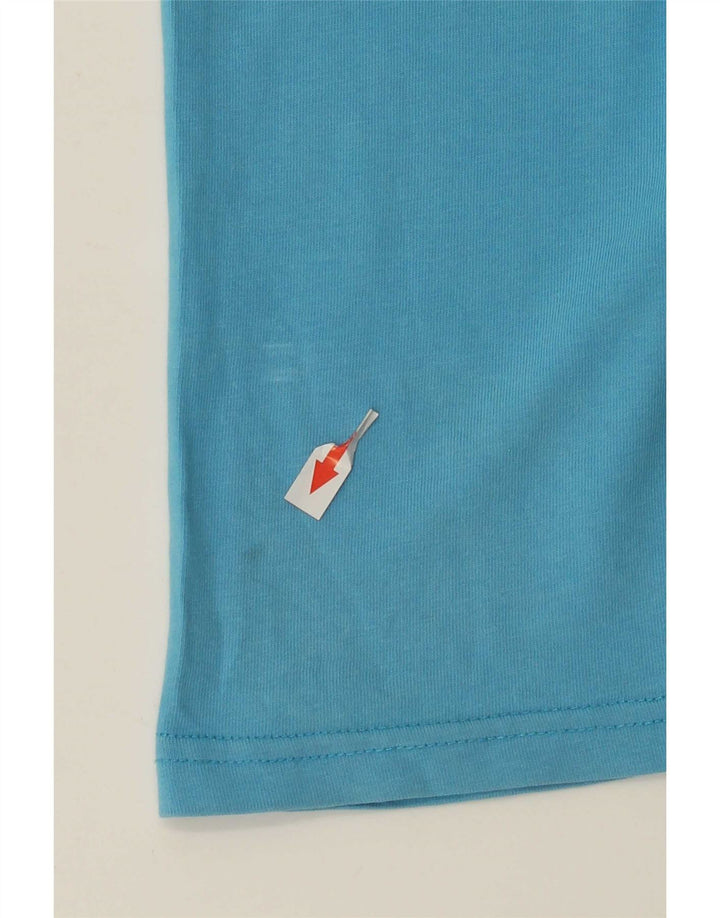 DC - Camiseta gráfica para hombre, parte superior de algodón azul medio
