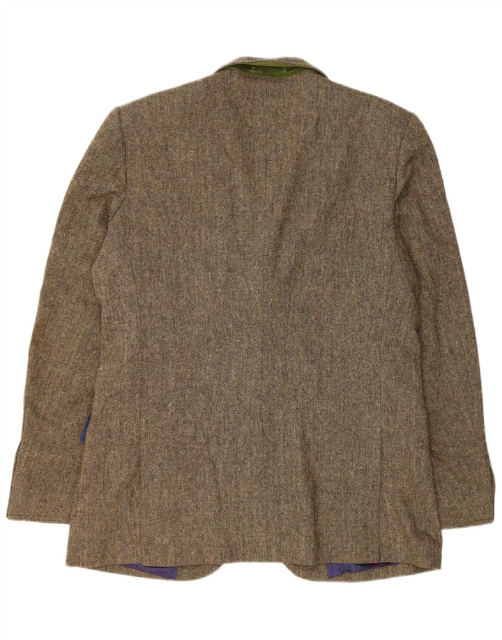 Ted Baker Chaqueta tipo blazer de 2 botones para hombre Talla 5 XL Poliéster marrón