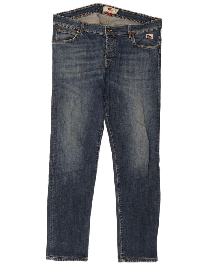 Roy Rogers Vaqueros ajustados para hombre W42 L33 Algodón azul
