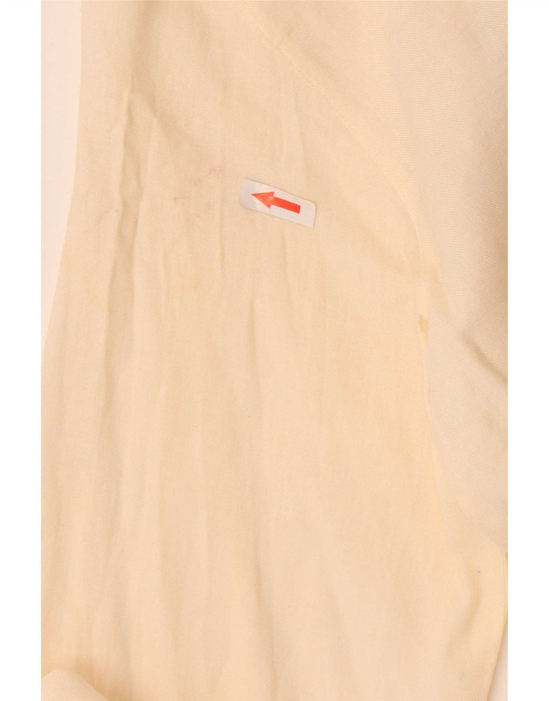 Camisa vintage para mujer IT 42 Mediana de algodón blanco roto