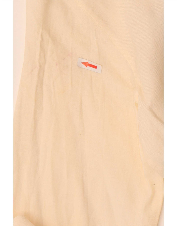 Camisa vintage para mujer IT 42 Mediana de algodón blanco roto