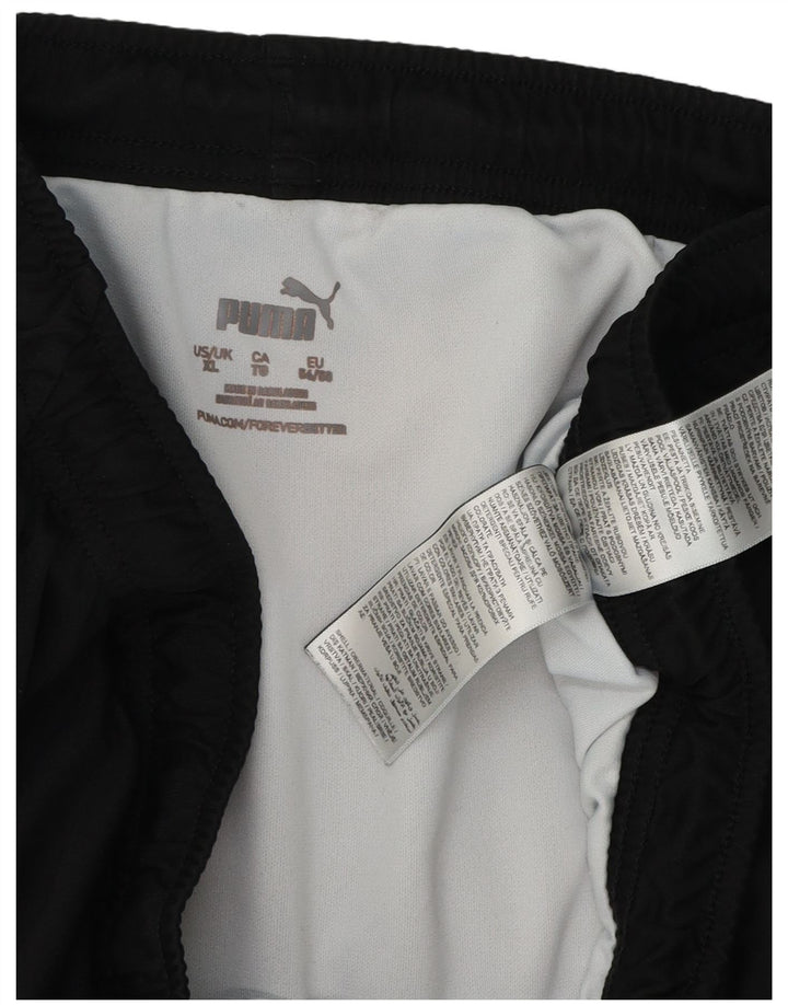 Puma Pantalones cortos deportivos para hombre XL Poliéster negro