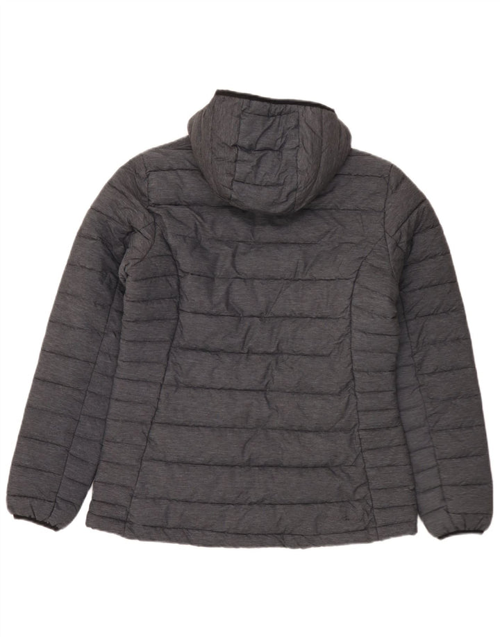 MC Kinley Chaqueta acolchada con capucha para mujer UK 44 Poliamida gris medio
