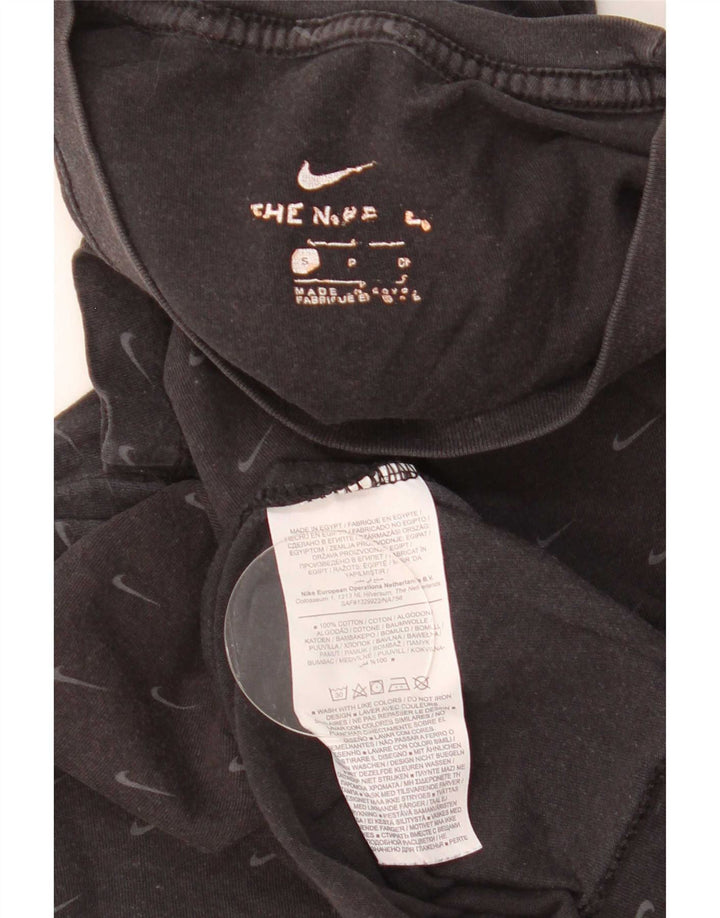 Nike - Camiseta gráfica para hombre, talla pequeña, algodón negro