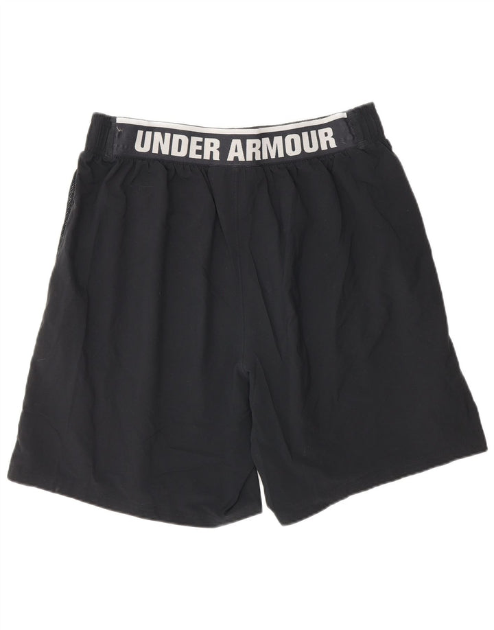 UNDER ARMOUR Pantalones cortos deportivos Heat Gear Graphic para hombre XL Poliéster negro