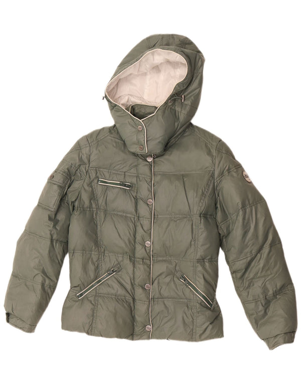 Chaqueta acolchada con capucha para mujer Best Company ES 40 XL Poliéster verde