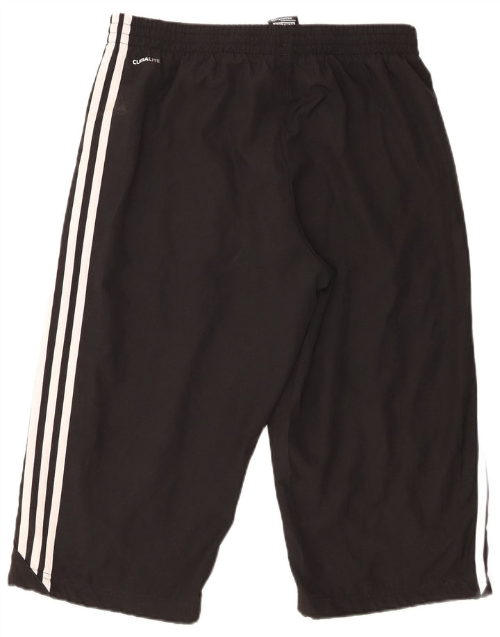 Adidas Mens Climalite Bermuda Sport Shorts Medio Negro Poliéster