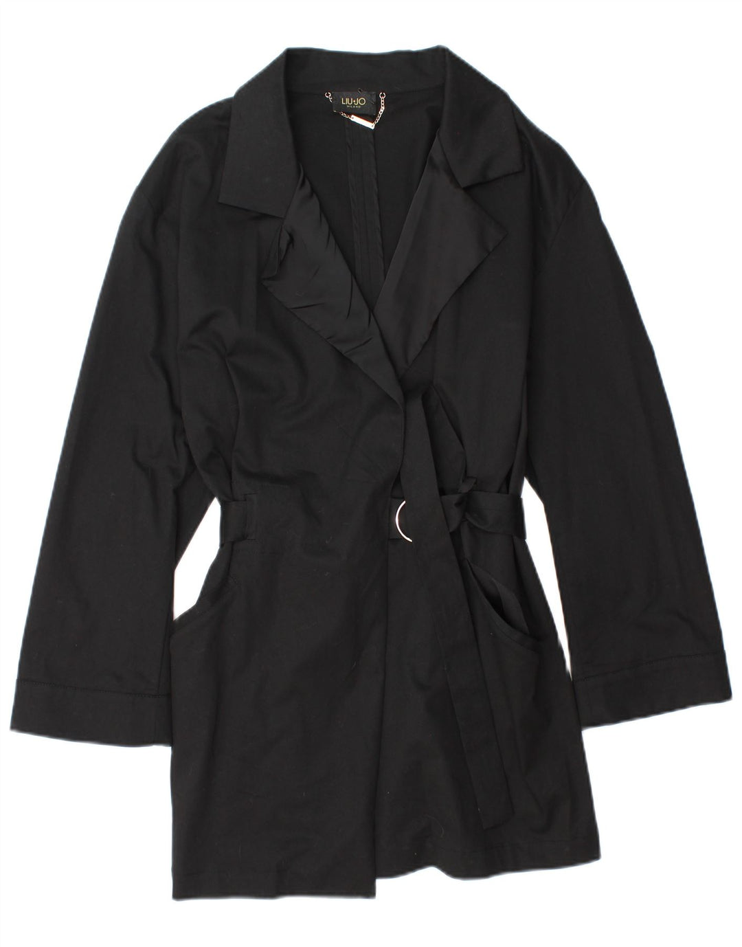 Gabardina Liu Jo Mujer IT 44 Medio Algodón Negro