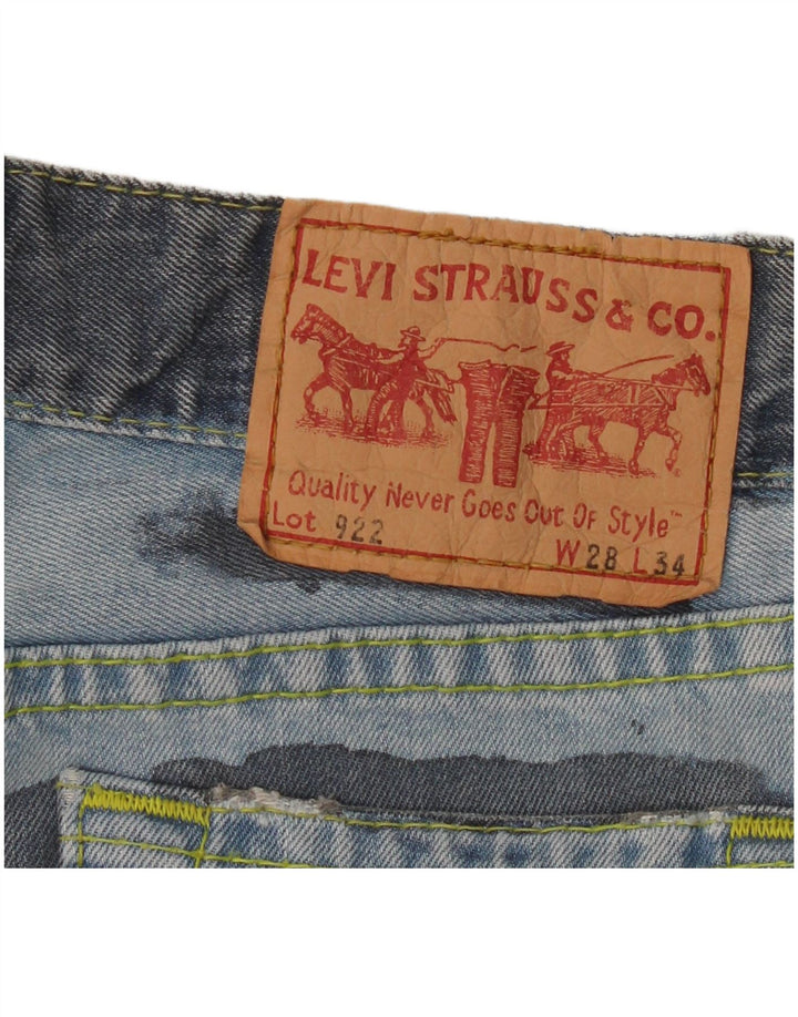 Vaqueros Levi's Mujer 922 Rectos W28 L30 Algodón Azul