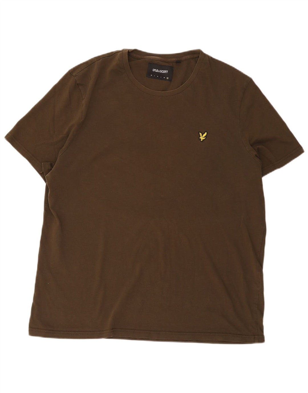 Lyle & Scott Camiseta para hombre Top 2XL Caqui Algodón
