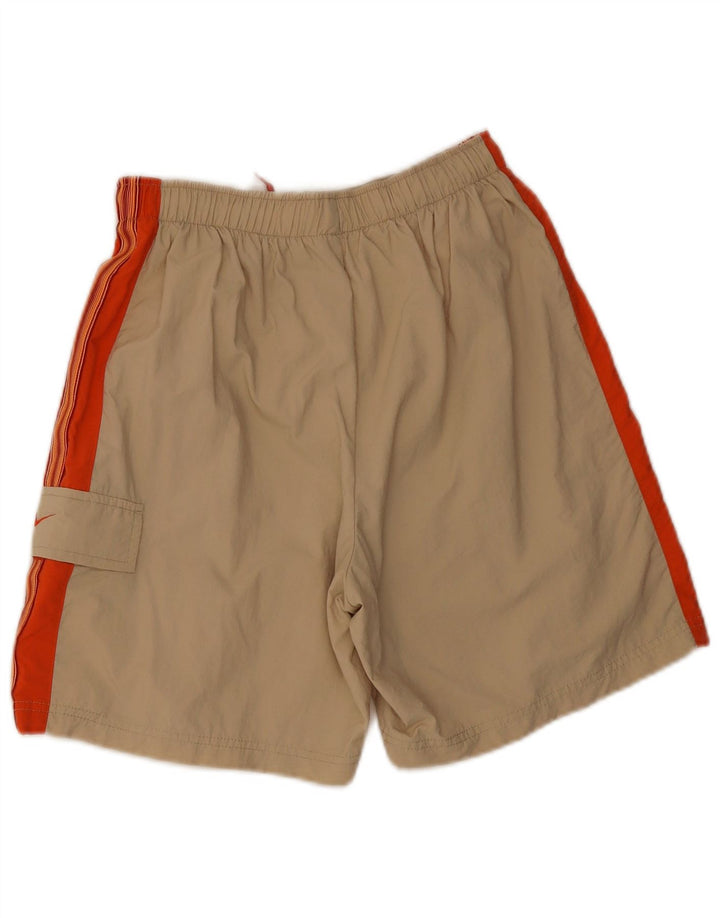 Pantalones cortos deportivos Nike de nailon color block en beige medio - Hombre