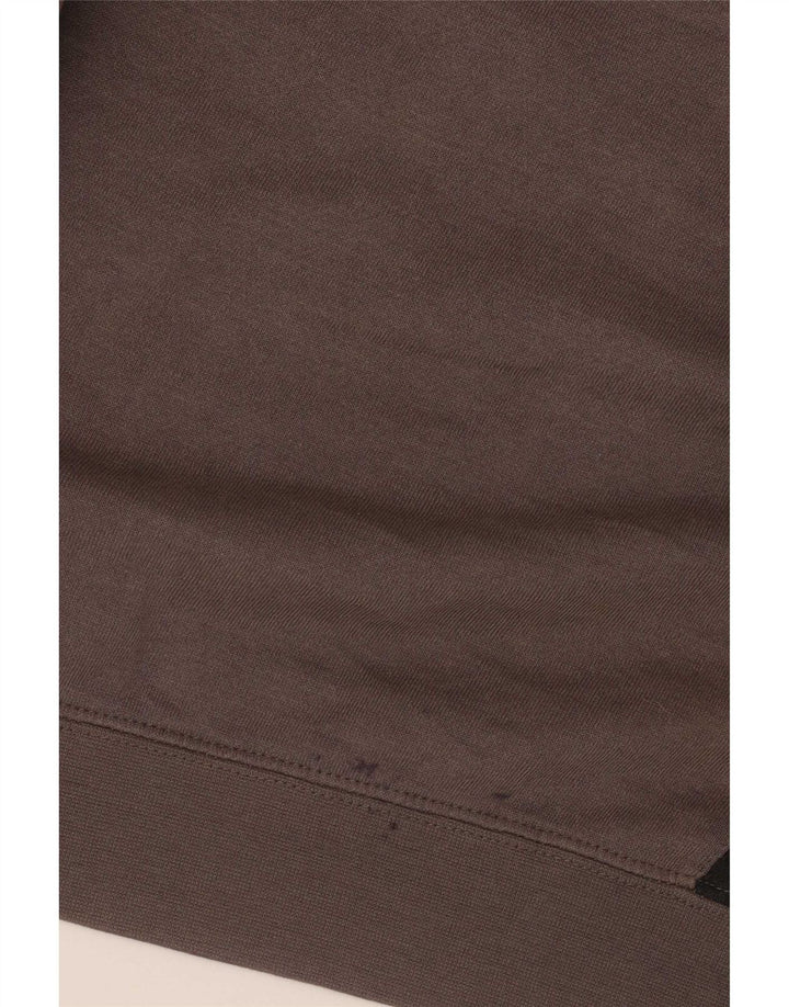 Reebok Hombre Sudadera Gráfica Jumper Gris Medio Colorblock