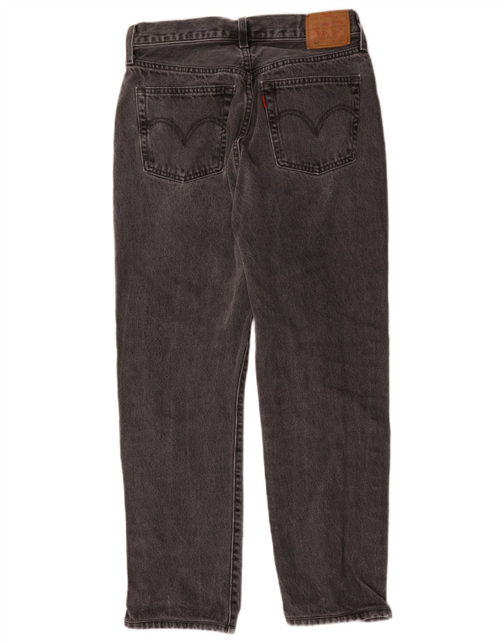 Levi's Vaqueros Rectos 501 Para Mujer W28 L26 Algodón Gris