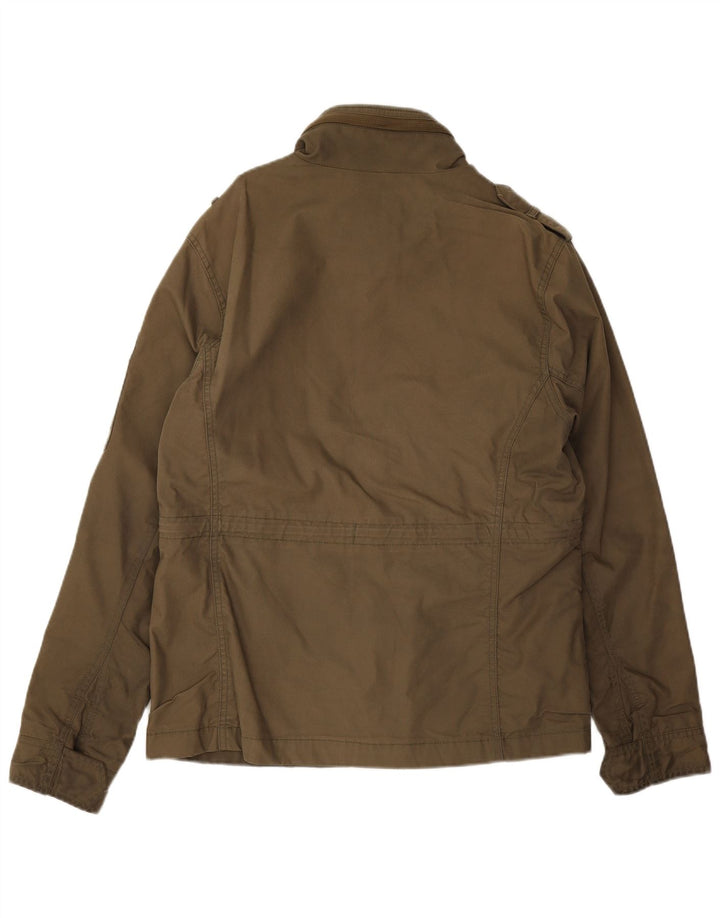 Superdry Chaqueta militar para hombre UK 40 Large Algodón caqui
