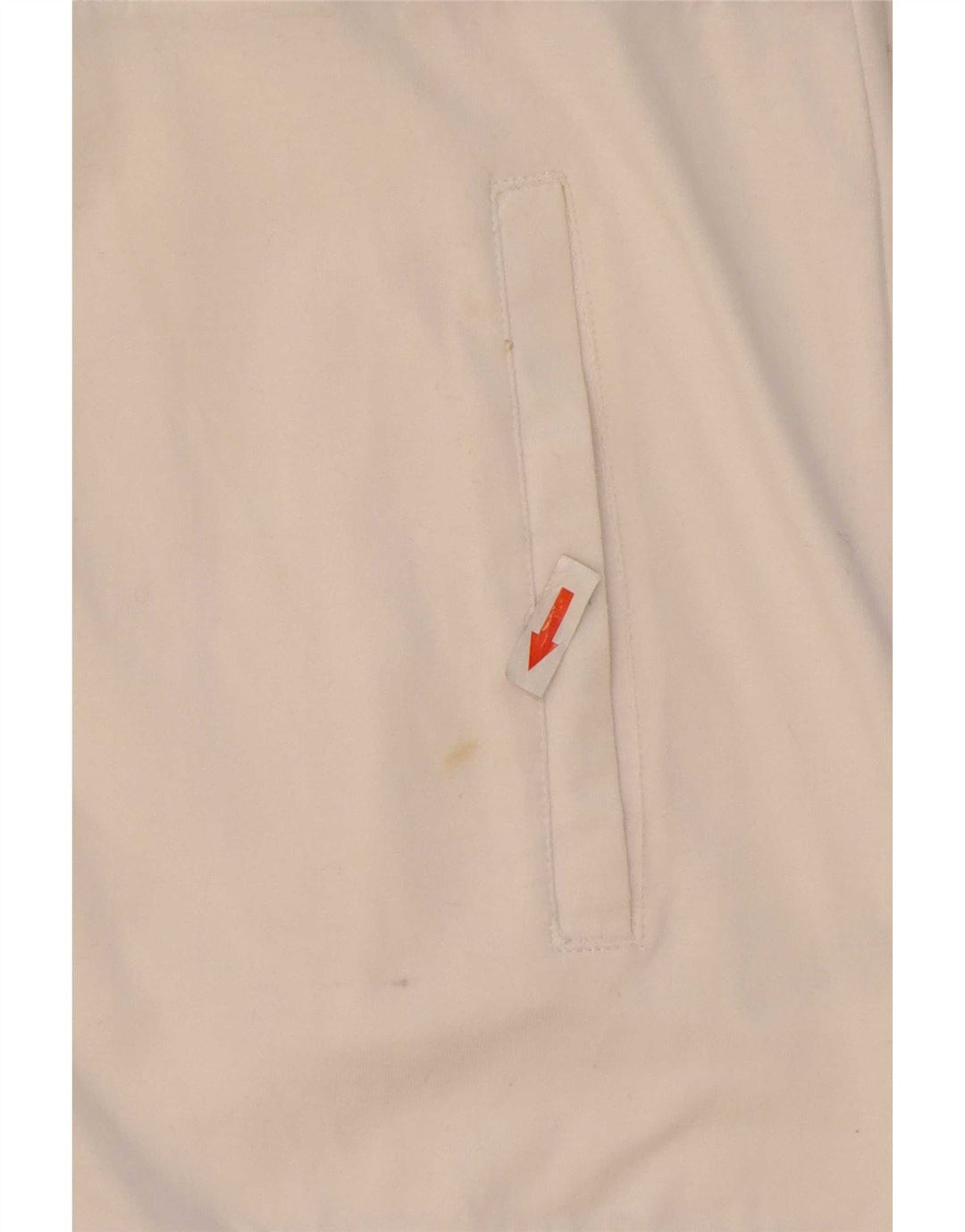 Fila - Chaqueta de chándal para hombre, talla pequeña, algodón blanco con bloques de color