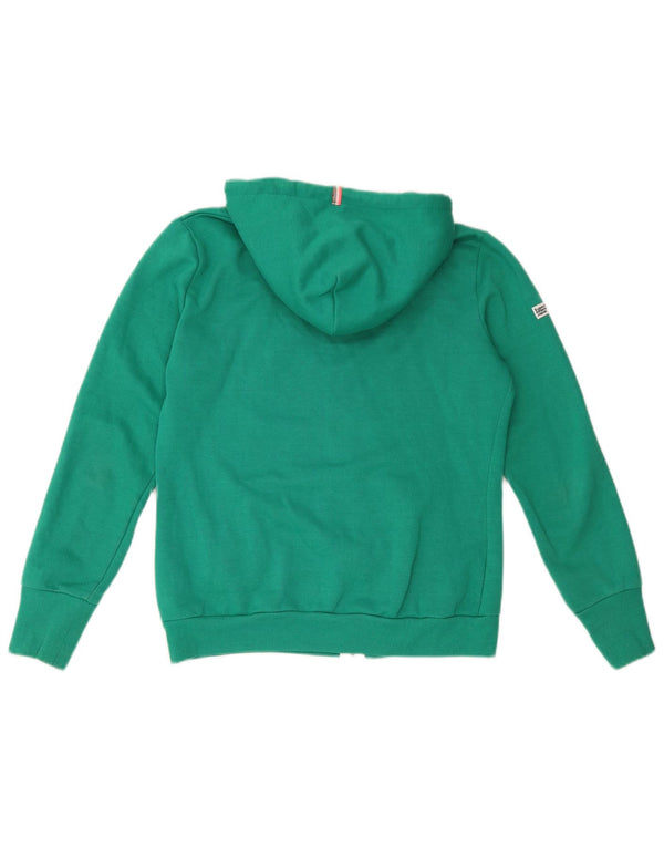 Superdry Sudadera con capucha y cremallera para mujer Reino Unido 44 Algodón verde medio