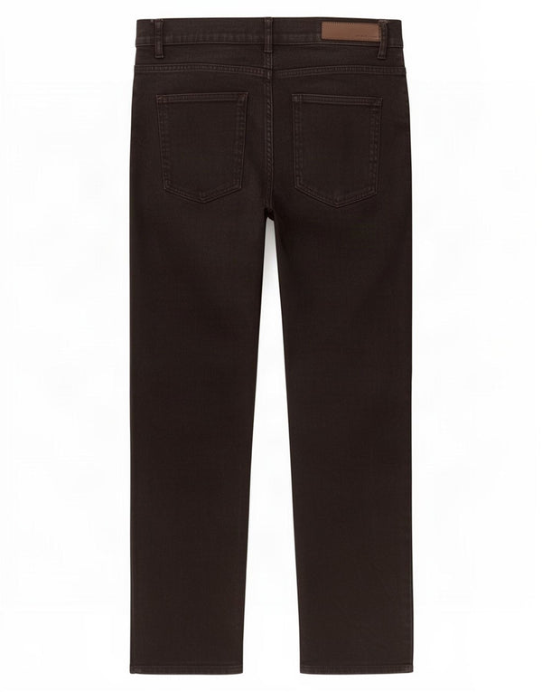 Zara Jeans rectos para hombre EU 40 Medium W31 L33 Negro