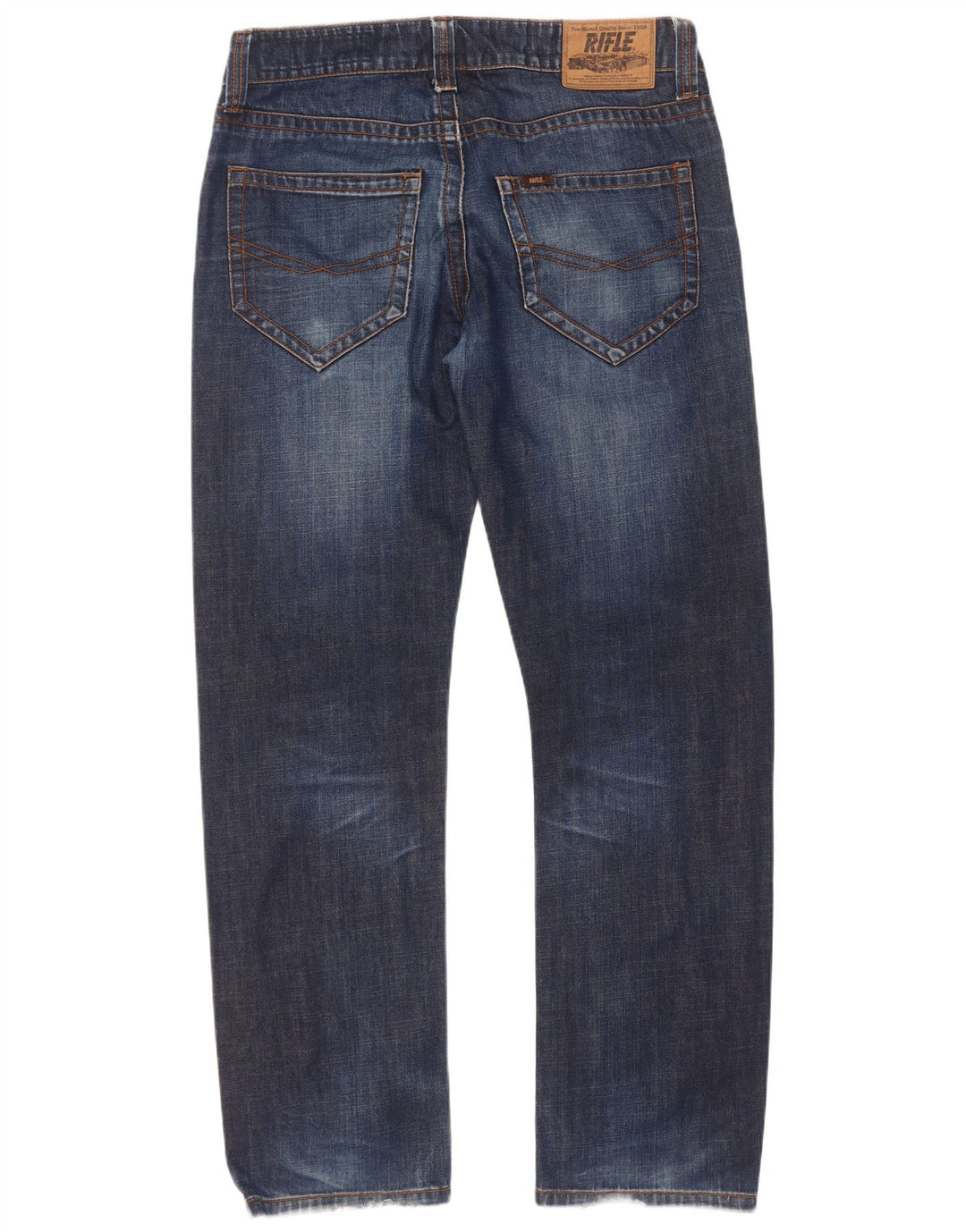 Vaqueros rectos para hombre Rifle W34 L34 Algodón azul marino