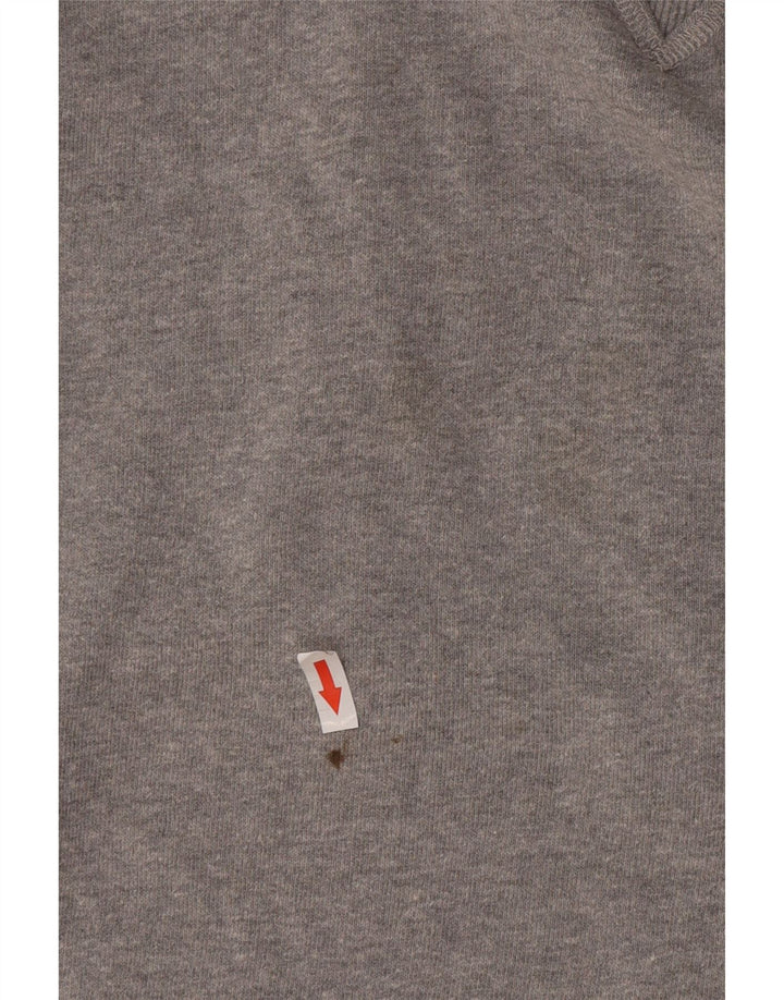 Dickies Hombre Sudadera Jumper Grande Gris Algodón