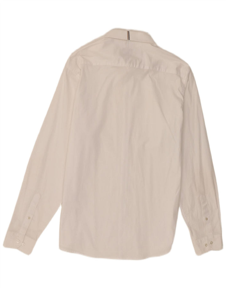 Camisa Hugo Boss Hombre Regular Fit 3XL Algodón Blanco