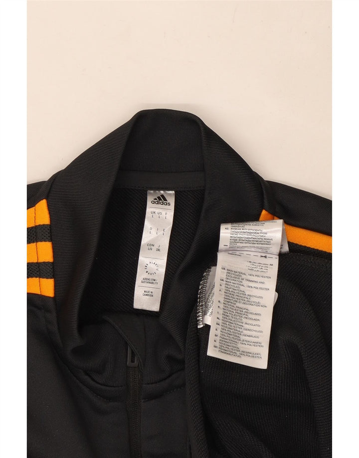 Adidas Hombre Leeds United FC Graphic Pullover Chándal Top Grande Gris