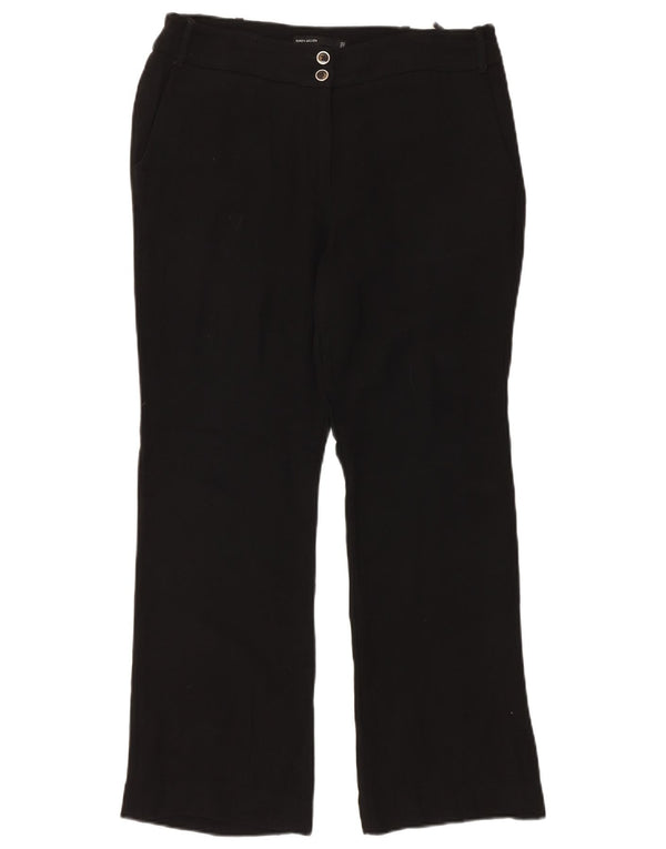 Karen Millen Pantalones chinos rectos para mujer UK 14 Large W34 L30 Negro
