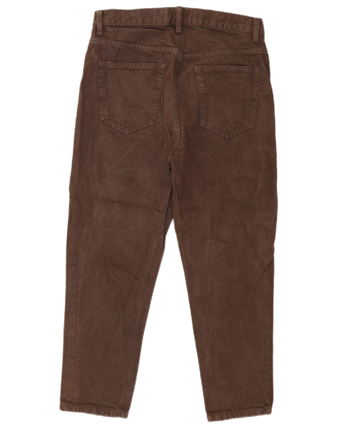 ZARA Hombre Vaqueros Cropped EU 40 Medium W31 L25 Algodón Marrón