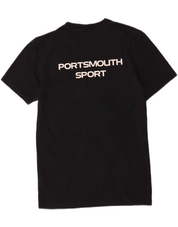 Nike Dri Fit Graphic Camiseta para hombre, talla pequeña, algodón negro