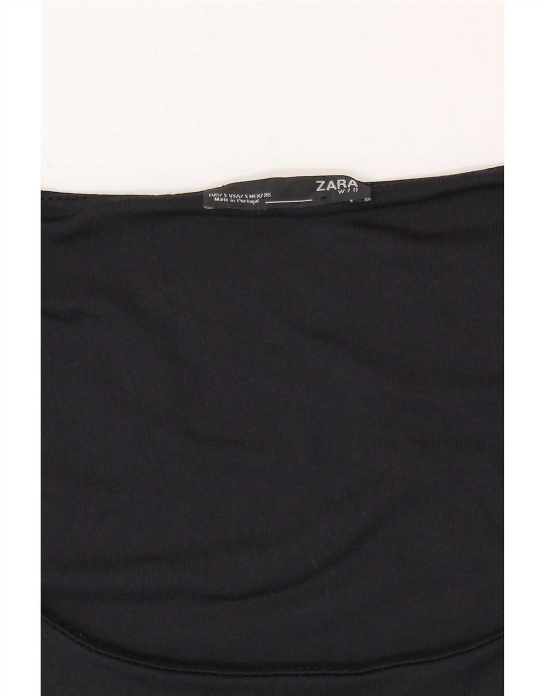 Zara Top sin mangas para mujer UK 8 Small Azul marino