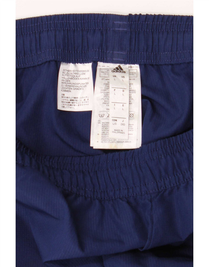 Adidas Mens Climalite Chándal Pantalones Grande Azul Marino Poliéster