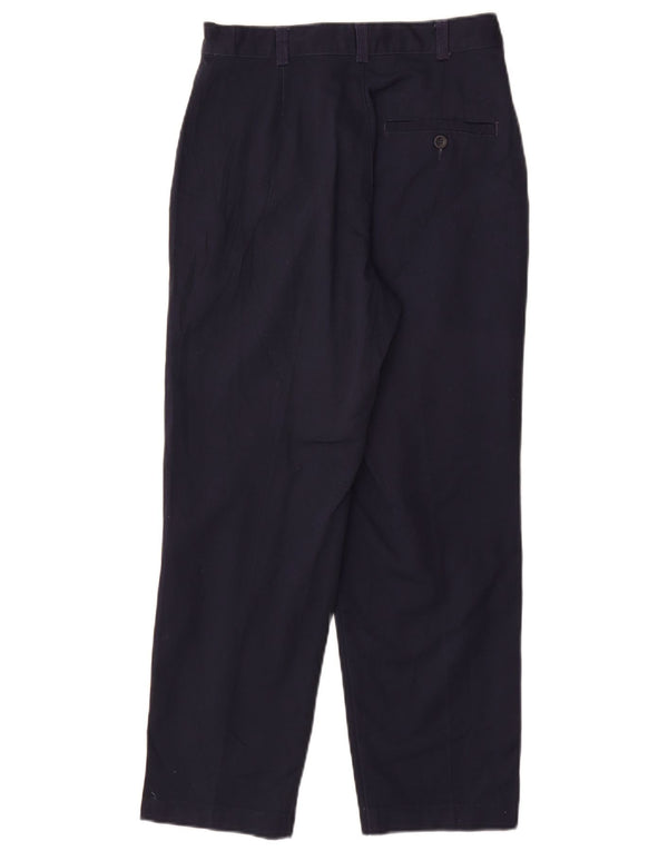 DOCKERS Pantalones chinos de cintura alta para mujer US 4 Small W26 L26 Azul marino