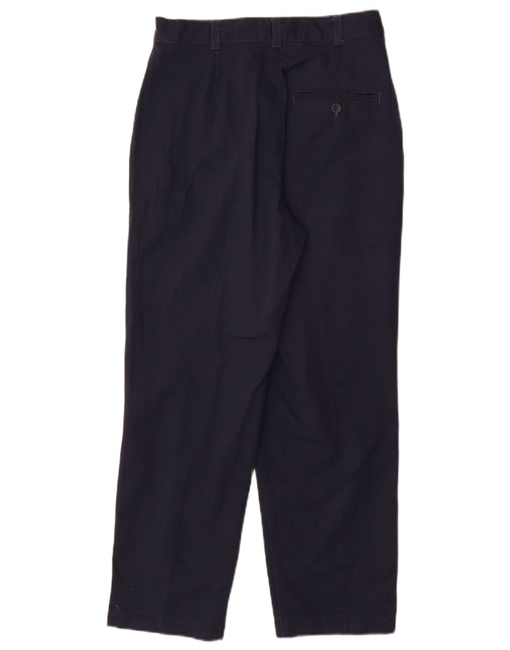 DOCKERS Pantalones chinos de cintura alta para mujer US 4 Small W26 L26 Azul marino