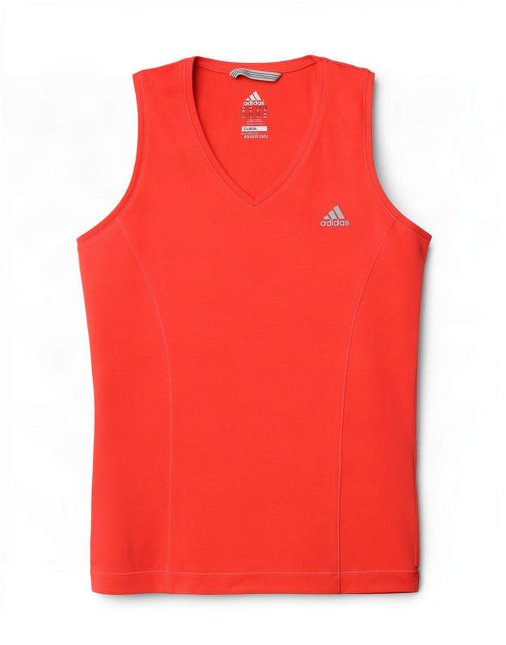 Adidas Mujer Clima 365 Chaleco Top UK 14 Medio Rojo
