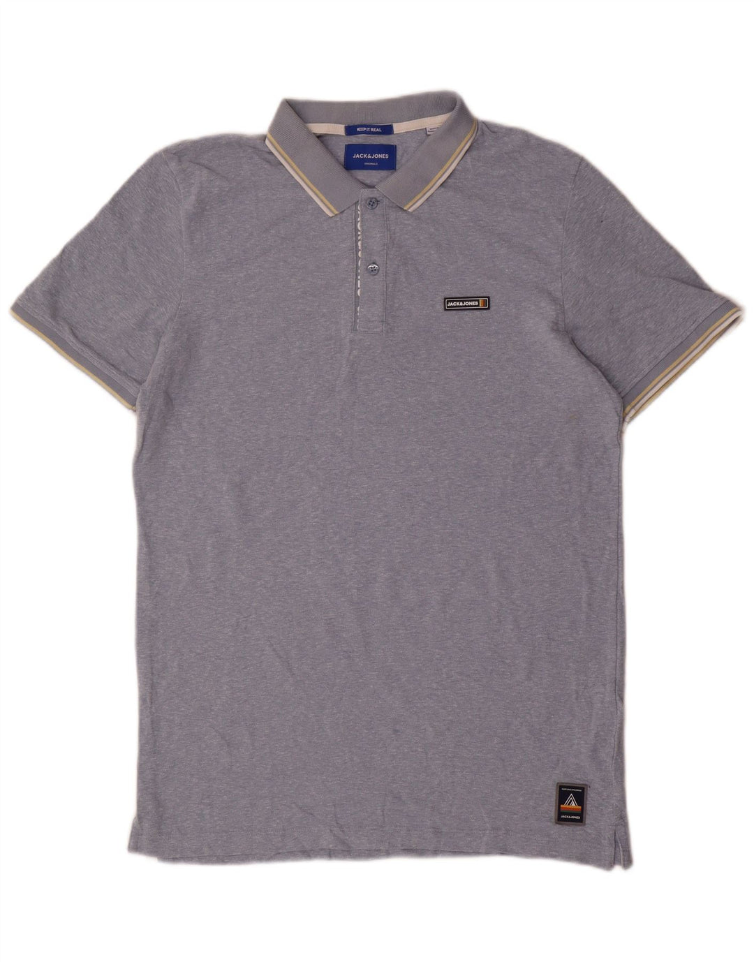 Polo Jack & Jones Hombre Grande Poliéster Azul