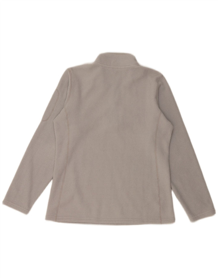 ORVIS Jersey de forro polar con cuello y cremallera para hombre Poliéster gris medio