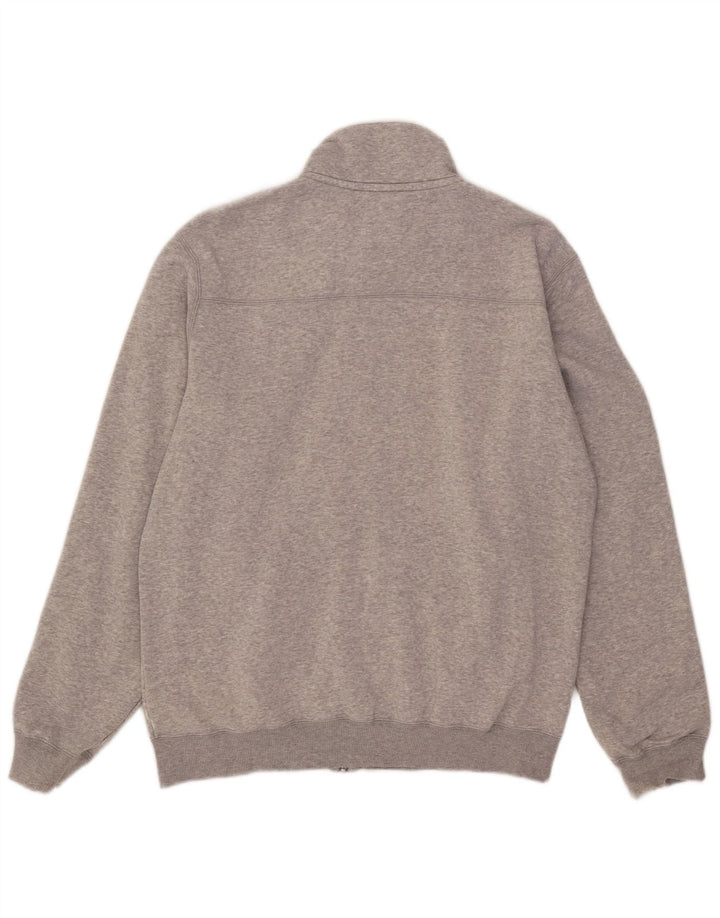 Adidas - Chaqueta de chándal para hombre, talla XL, algodón moteado gris