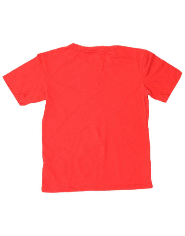 Tommy Hilfiger Camiseta gráfica para mujer Top UK 6 XS Algodón rojo