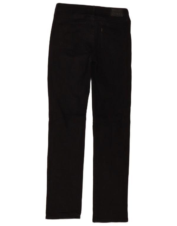Levi's Vaqueros Rectos 714 Para Mujer W28 L32 Algodón Negro