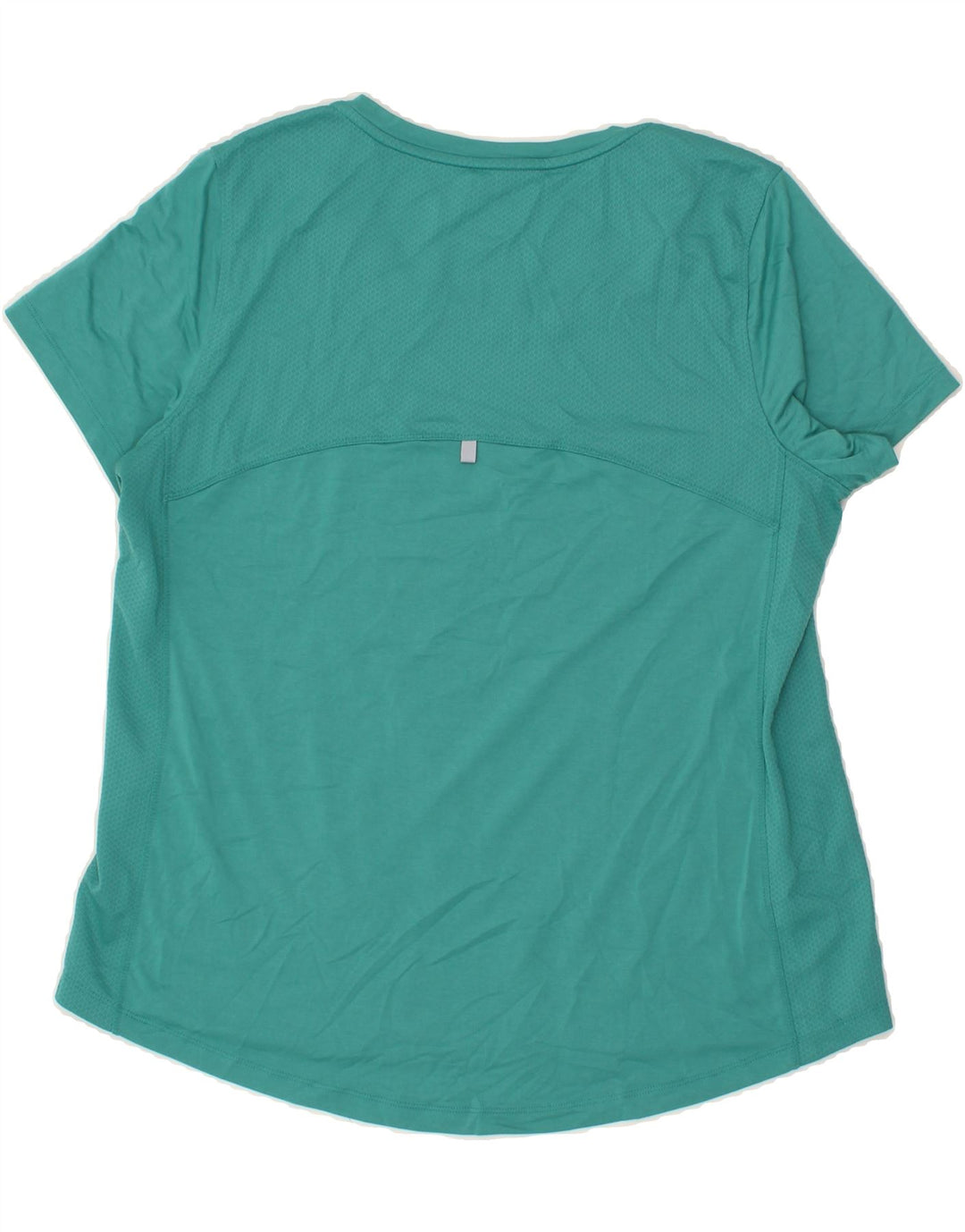 L.L.BEAN Womens T-Shirt Top  UK 16 Large Green Polyester Vintage L.L.Bean and Second-Hand L.L.Bean from Messina Hembry 