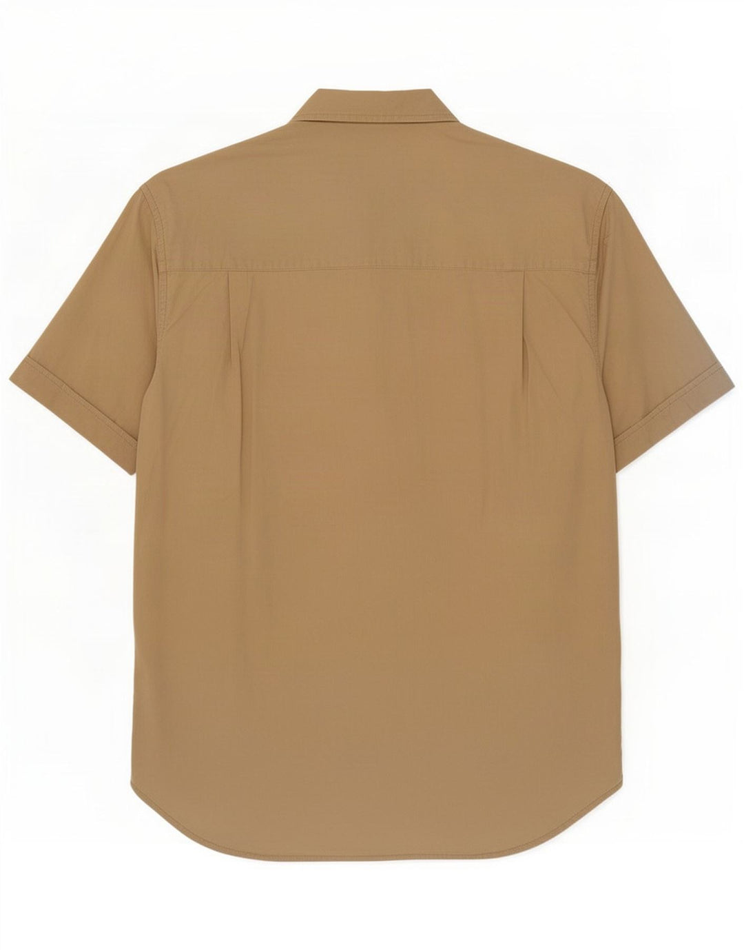Camisa Guess Hombre Manga Corta Small Beige Algodón