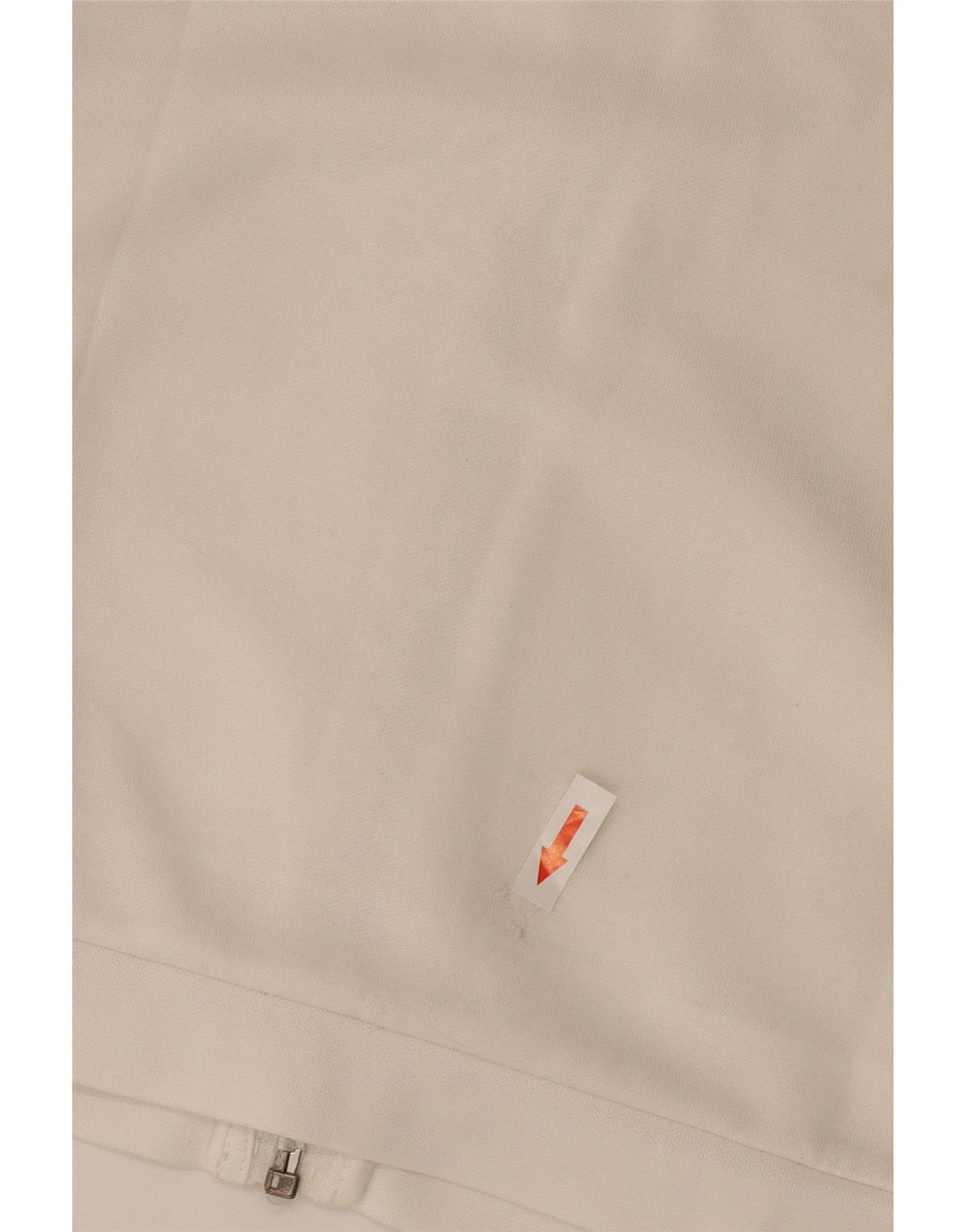 Puma Mujer Crop Oversize Chándal Top Chaqueta Reino Unido 10 Pequeño Poliéster Blanco