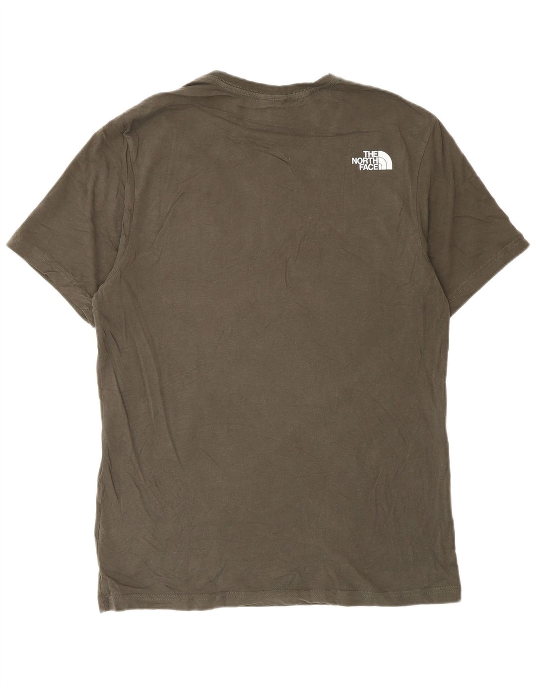 The North Face Camiseta gráfica para hombre Top Medium Khaki Cotton