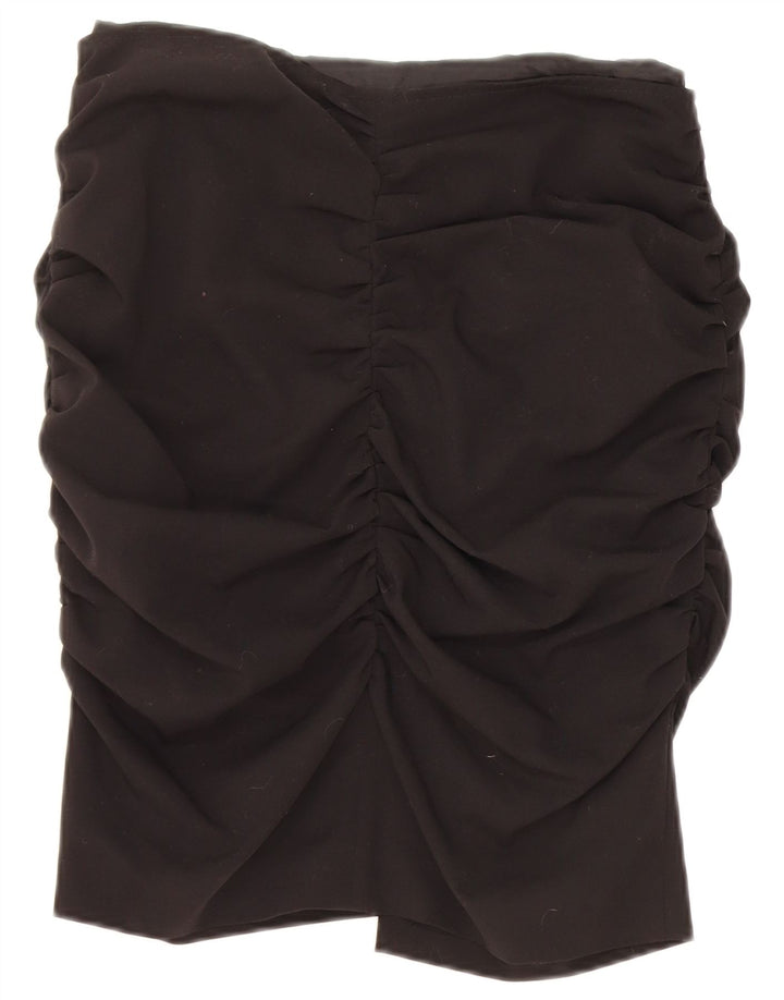 Germano Zama Falda Lápiz Mujer Pequeña W28 Poliéster Negro